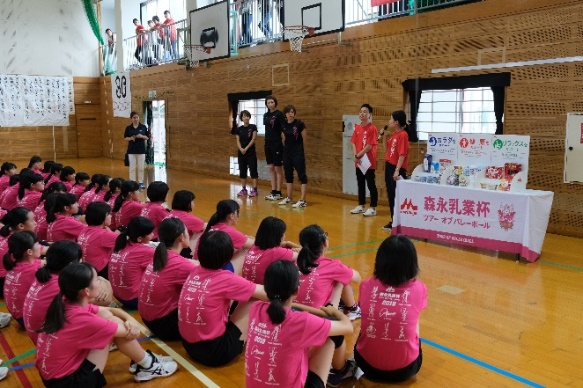 【森永乳業杯ツアーオブバレーボール２０１９】大分大会 9月1日＠大分市立上野ヶ丘中学校