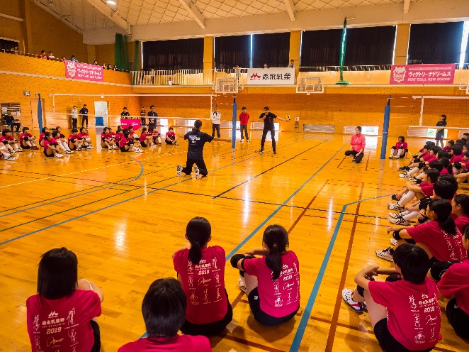 【森永乳業杯ツアーオブバレーボール２０１９】岡山大会 11月9日＠岡山市立岡山中央中学校