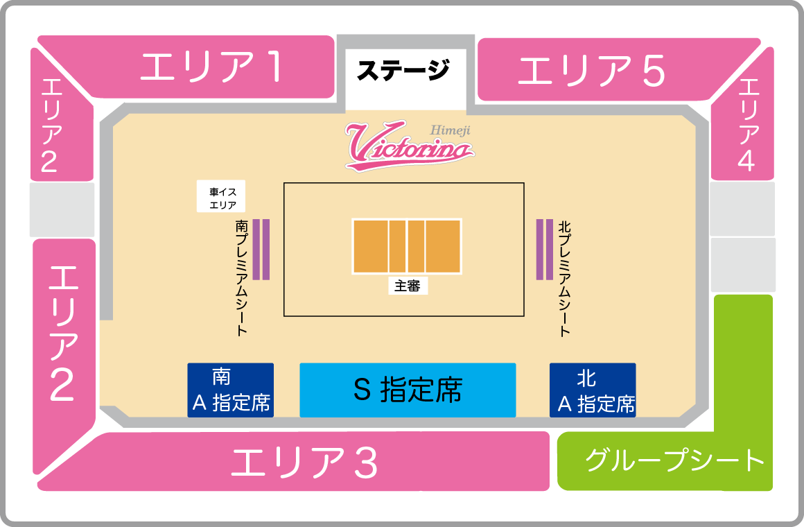 ウインク体育館座席表 20201121・1122