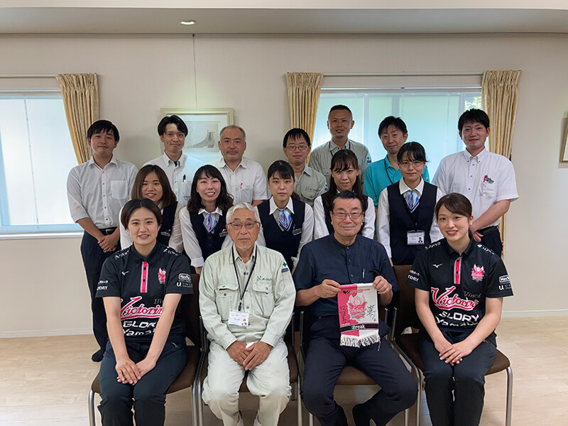 後援会の皆様へのご訪問